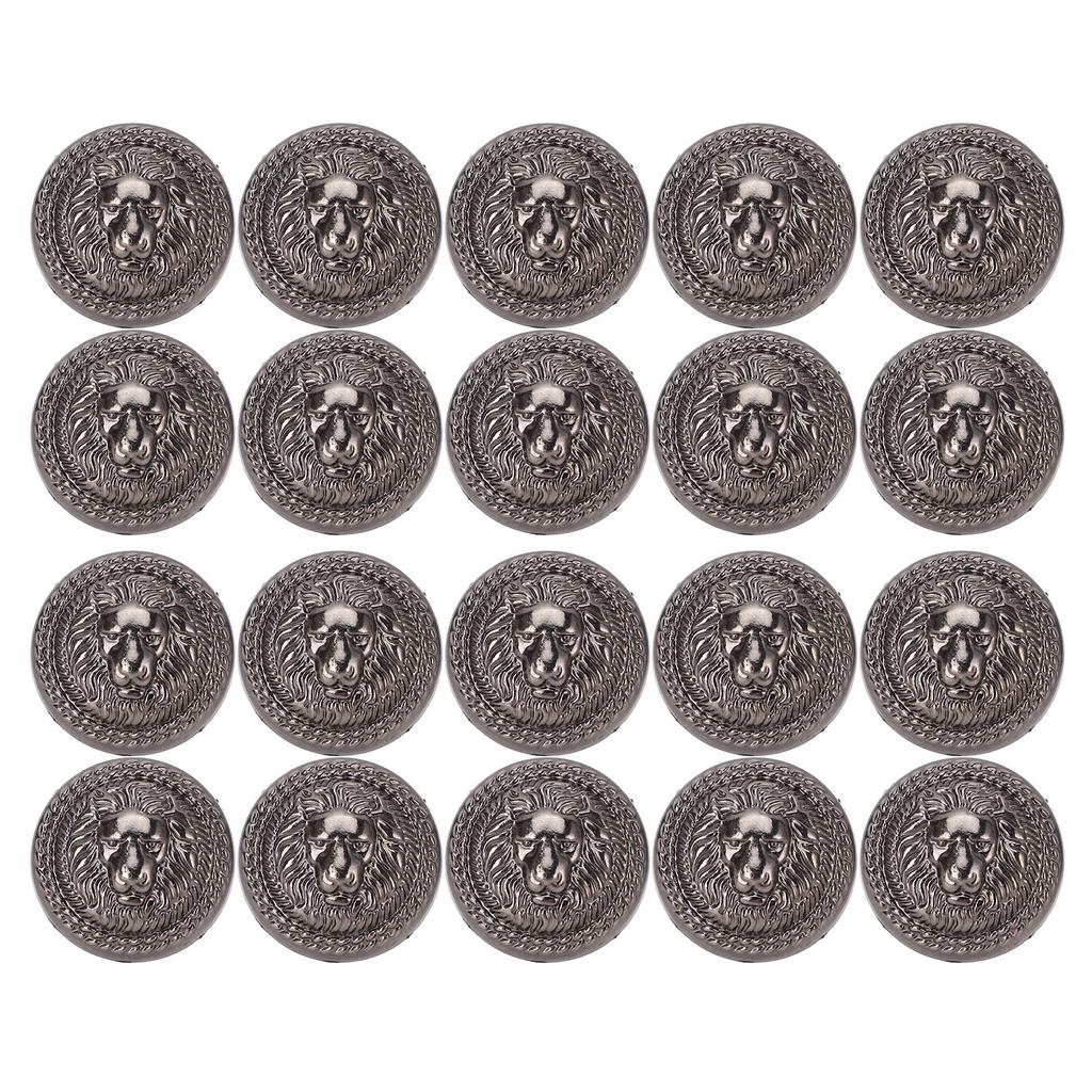 20 Sets   Rivet 24mm Diameter Vintage Decorative Zinc Alloy   Head Rivet Button with 7mm Screws