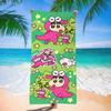 Extra Large Kids Quick Dry Bath Towel Cartoon Character Digital Print Double Sided Flannel Microfiber Beach Towel