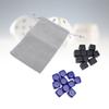 20 Pcs Blank Dice Set 16mm Lightweight Plastic Impact Proof 6 Sided Blank Dice for Board Games Count