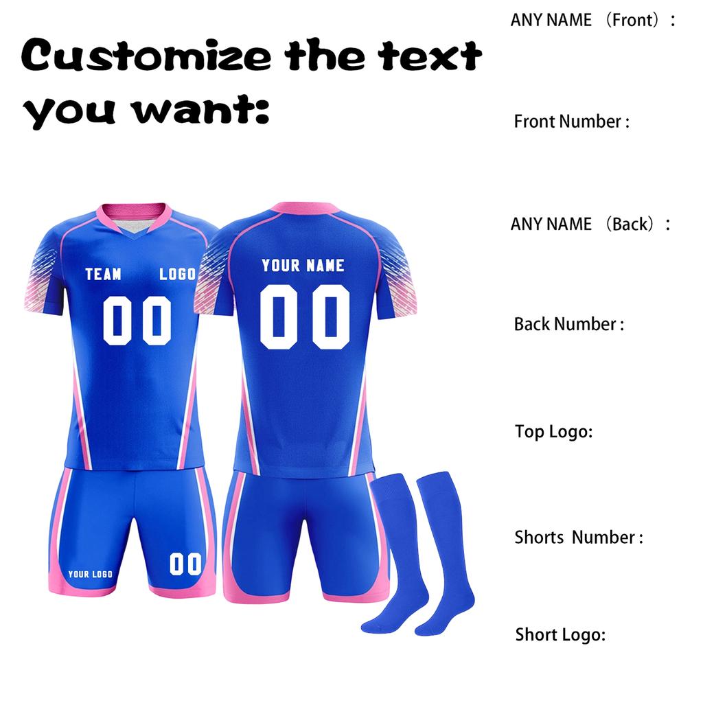 Zrób to sam: Spersonalizowane trzyczęściowe stroje piłkarskie dla dorosłych i dzieci