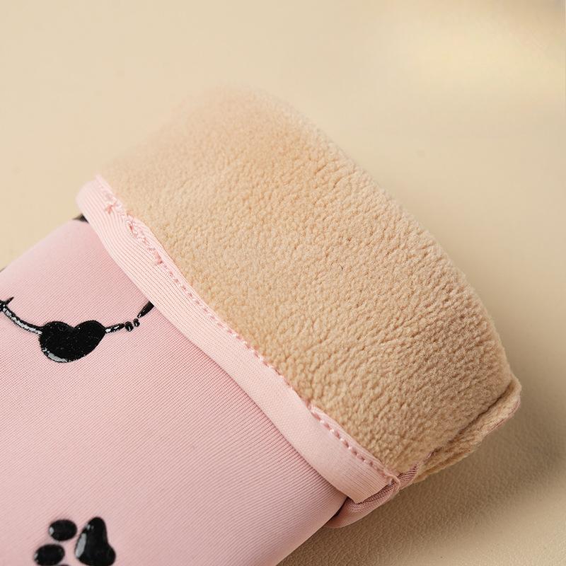 Mănuși calde pentru copii din Ucraina Panda pentru băieți și fete Plus catifea Impermeabile Rezistente la vânt Îngroșate Mănuși de zăpadă pentru exterior