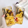 The Golden Lucky Horse For Samsung Galaxy S 21 S22 S23 Plus S24 Ultra S20 FE 25Ultra S21+ S9+ 22Plus Golden glass phone case