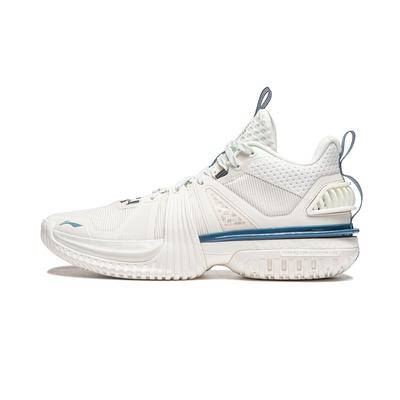 Li Ning Storm 2024 Cushioning Breathable Lightweight Rebound Low Top Basketball Shoes Men's Ivory ABFU017-3