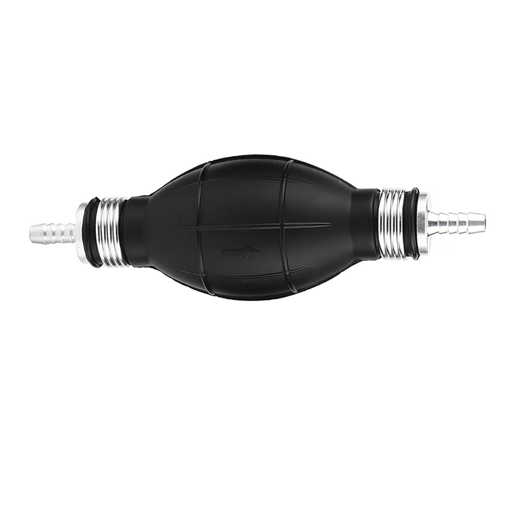 6mm Rubber & Aluminum Fuel Pump Line Hand Primer Bulb Gas Petrol For Car Boat Marine Outboard