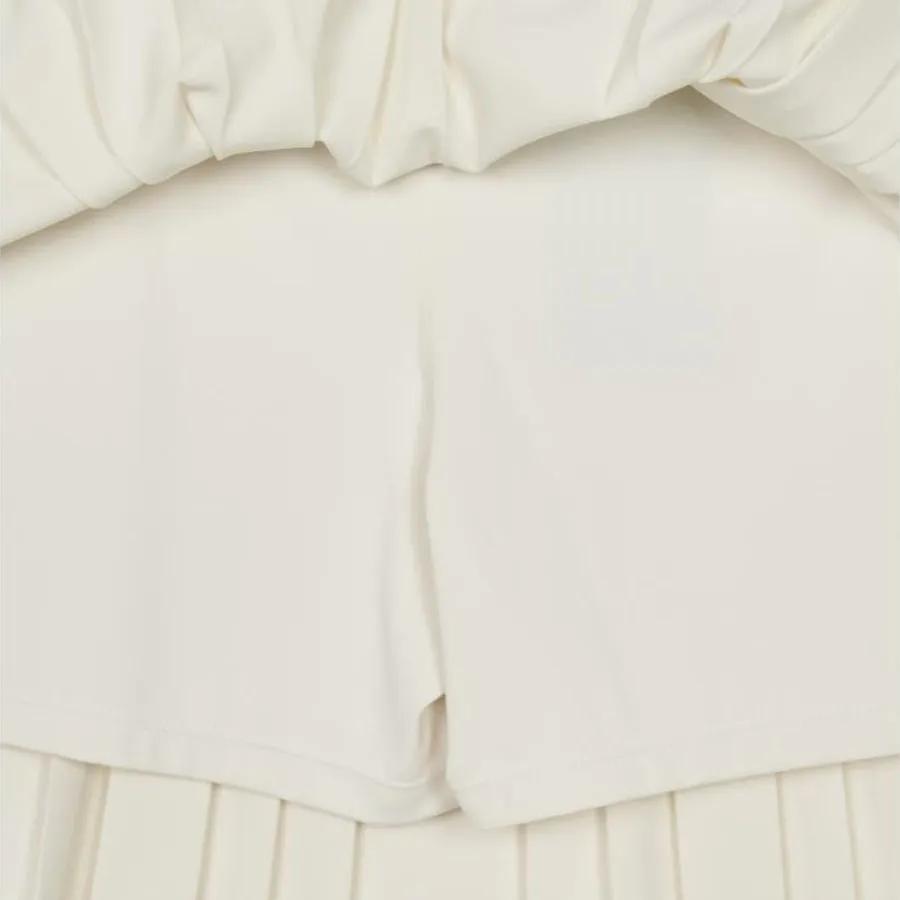 New MLB New York Yankees Casual Short Skirts Women's Cream 3FSKV0144-50CRS-MLB1