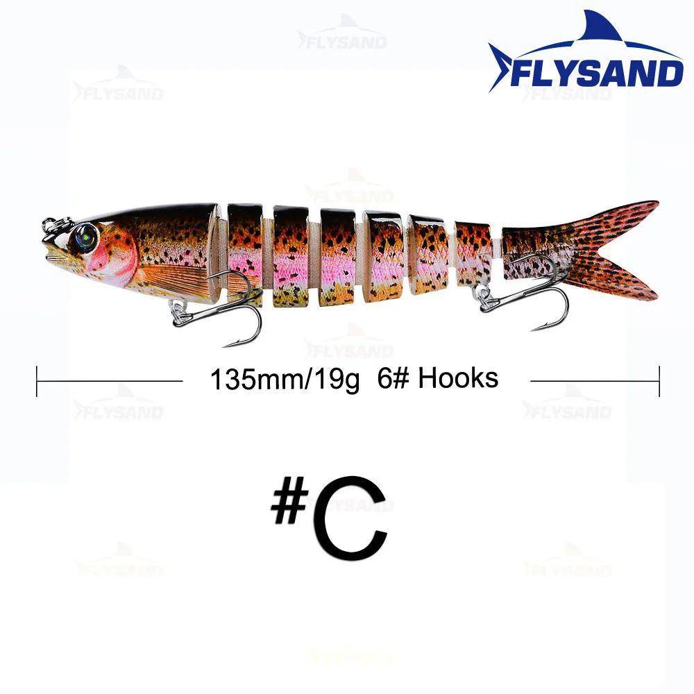 

8 Segment Road Runner Lure Minnow Long Casting Vib Fishing Bait Hard Bait for Sea Fishing Simulation