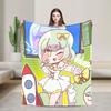 Trickcal Chibi Go Game Blanket Super Warm Comfortable Plush Throw Blanket For Home Decor Travel Flannel Bedspread Bed Cover