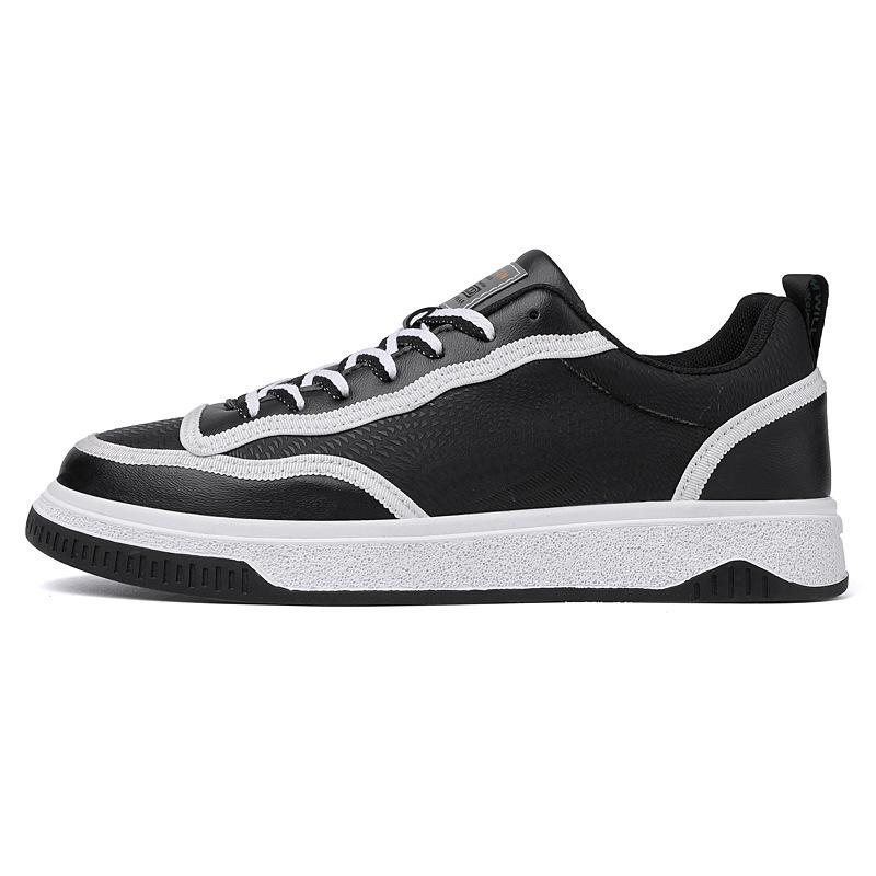 Nouvelles chaussures décontractées basses chaussures pour hommes microfibre mode polyvalent rétro niche chaussures de planche ins chaussures style simple