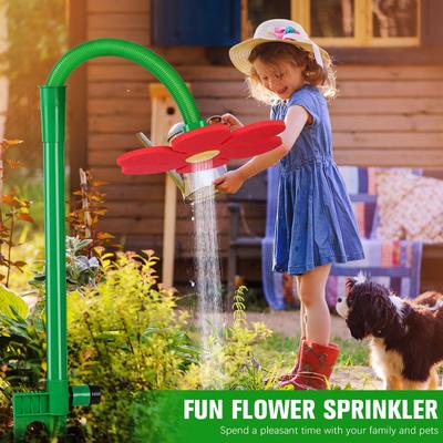 Sunflower 360 ° Shaking Rotating Sprinkler Garden Yard Lawn Irrigation Device Decorative Ornament Outdoor Water Toy For Children