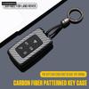 5 Buttons Carbon Style ABS Car Key Case Cover Fob for Land Rover Range Rover Evoque Discovery Sport Velar Jaguar XE E-PACE XF