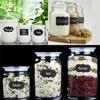 Waterproof Chalkboard Kitchen Spice Label Sticker Blackboard Stickers Home Jars Bottles Tags Blackboard Labels White Marker