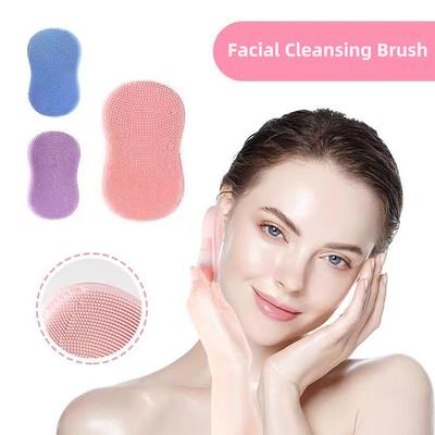 Silicone Finger Cover Facial Brush Soft Skin-friendly Makeup Remover Facial Cleanser Brush Portable Durable Cleaning Massage Brush