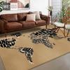 Fashion Retro World Map 3D Large Carpets Living Room Anti-slip Soft Bathroom Floor Mat Bedroom Bedside Mat Sofa Rug Doormat