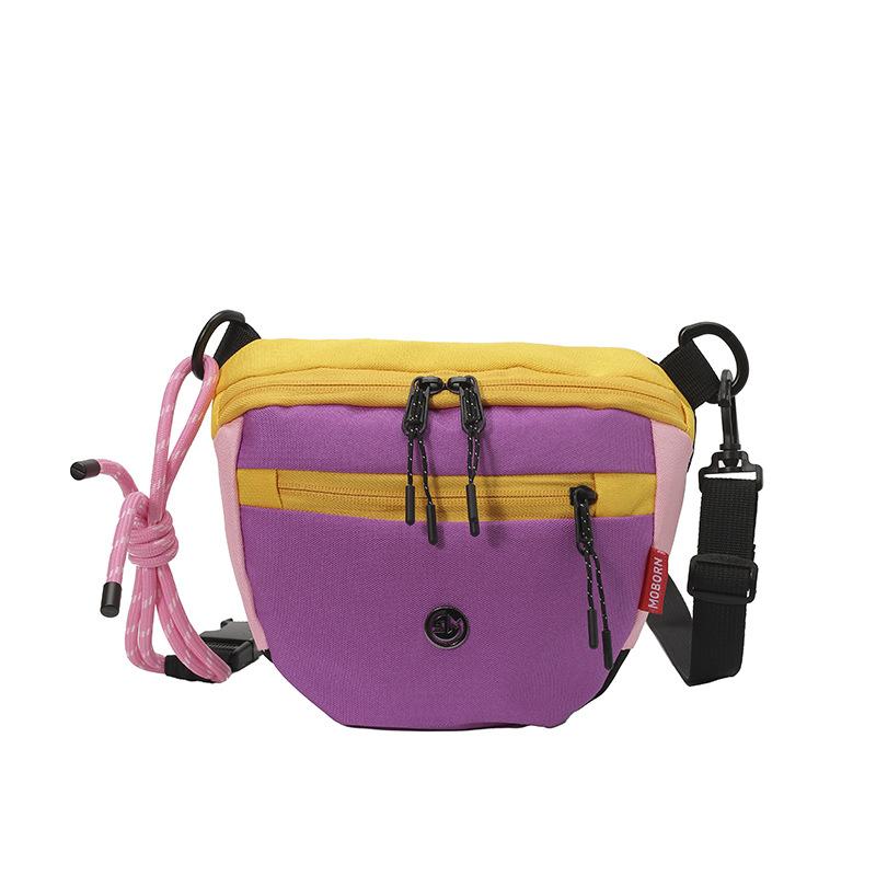 

2025 new fashion foreign style small bag women s leisure sports temperament simple shoulder underarm bag light messenger bag фіолетовий