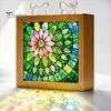 Functional Glowing Home Decor Acrylic Puzzle LED Night Light, 2-In-1 USB Royal Iris Bloom Jigsaw Lamp, DIY Floral Kit Creative Desktop Ambient