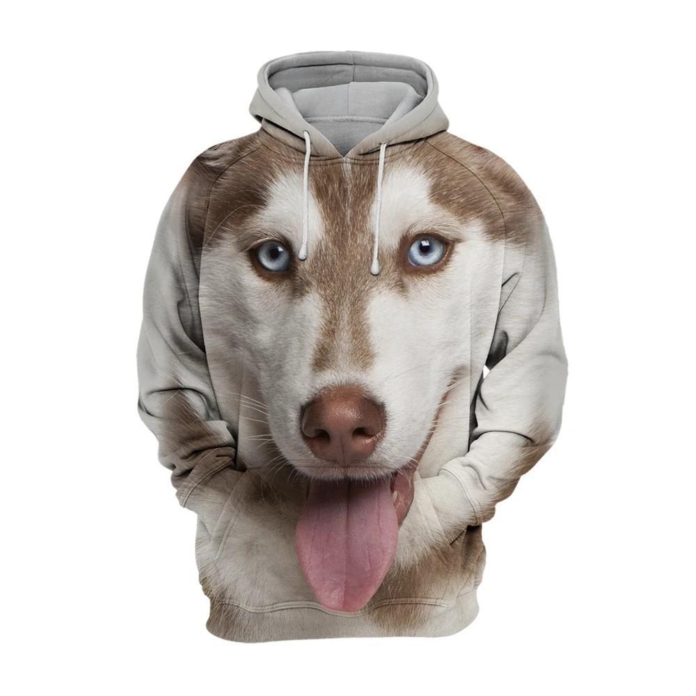 Herren 3D-Druck Hund Hoodie Hoodie für Herbst und Winter Ist Modisch, Vielseitig und Bequem Hoodies & Sweatshirts (Herren)