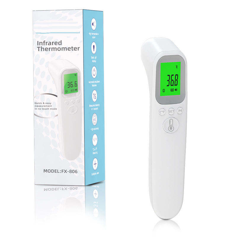 Multi Functional Non Contact Infrared Thermometer for Human Body Temperature Measuring Suitable for Home Clinic