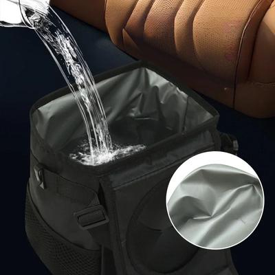 1 Pezzo Portatile Pieghevole Cestino per Rifiuti Auto, Impermeabile Appeso Cestino per Rifiuti Auto, Contenitore Multifunzionale per Riporre Interni Auto