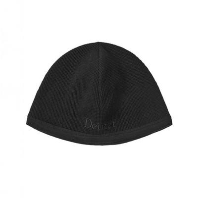 DEINET WAFFELMÜTZE IN SCHWARZ