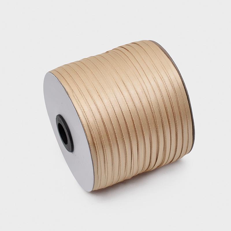 0.3cm Encrypted Polyester Satin Ribbon for Clothing and DIY Accessories