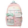 Autumn and Winter New Exquisite College Style Contrasting Colors Large Capacity Junior High School High School Student Schoolbag Backpack Female