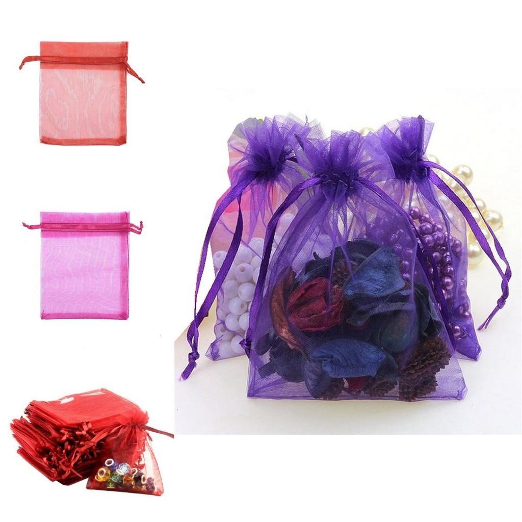 Beautiful And Practical Set Of 10 Organza Bags For All Your Gift Packaging Needs