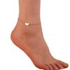 Simple Style Metal Love Anklet, Gold Chain Is Small and Exquisite, Fashionable Foot Accessories Are In Stock.