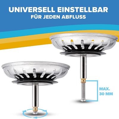 Automatinis virtuvės kriauklės filtro tinklelis Vandens kamštis Kriauklė