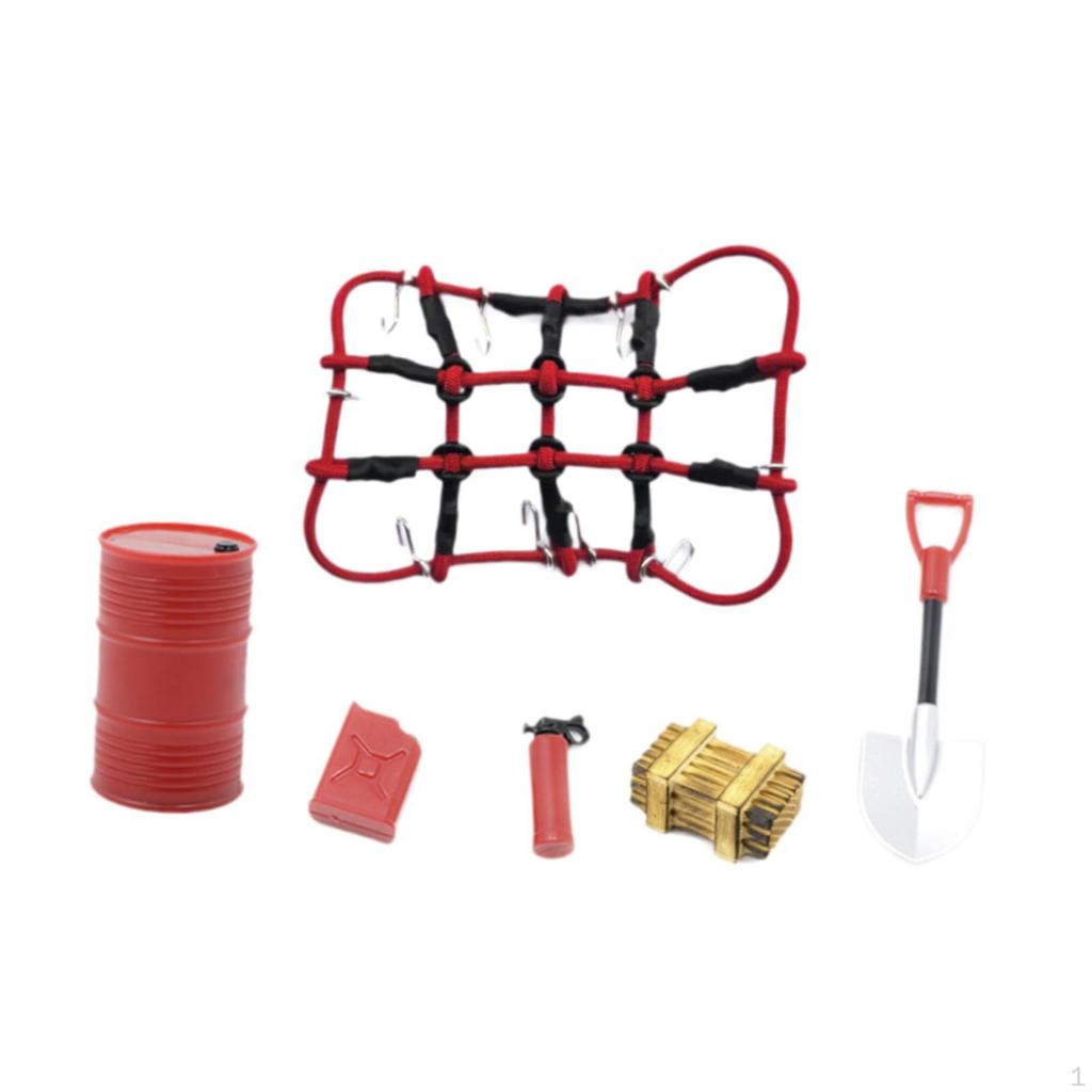 6 Pieces RC Car Roof Decoration Fire Extinguisher Replacement Professional Vehicle Part Tank