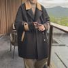 Men's Stylish British Woolen Coat - Winter Thick Mid-Length Windbreaker