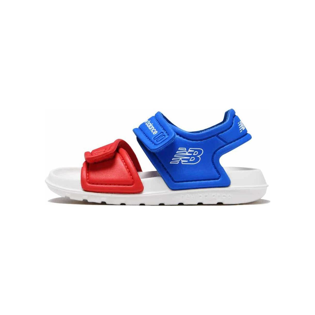 New Balance SPSD V1 Sandal C1 Cushioning, Wear Resistant Low top Toddler Shoes White Blue Red Infant And Toddler SIFSPSC1 25