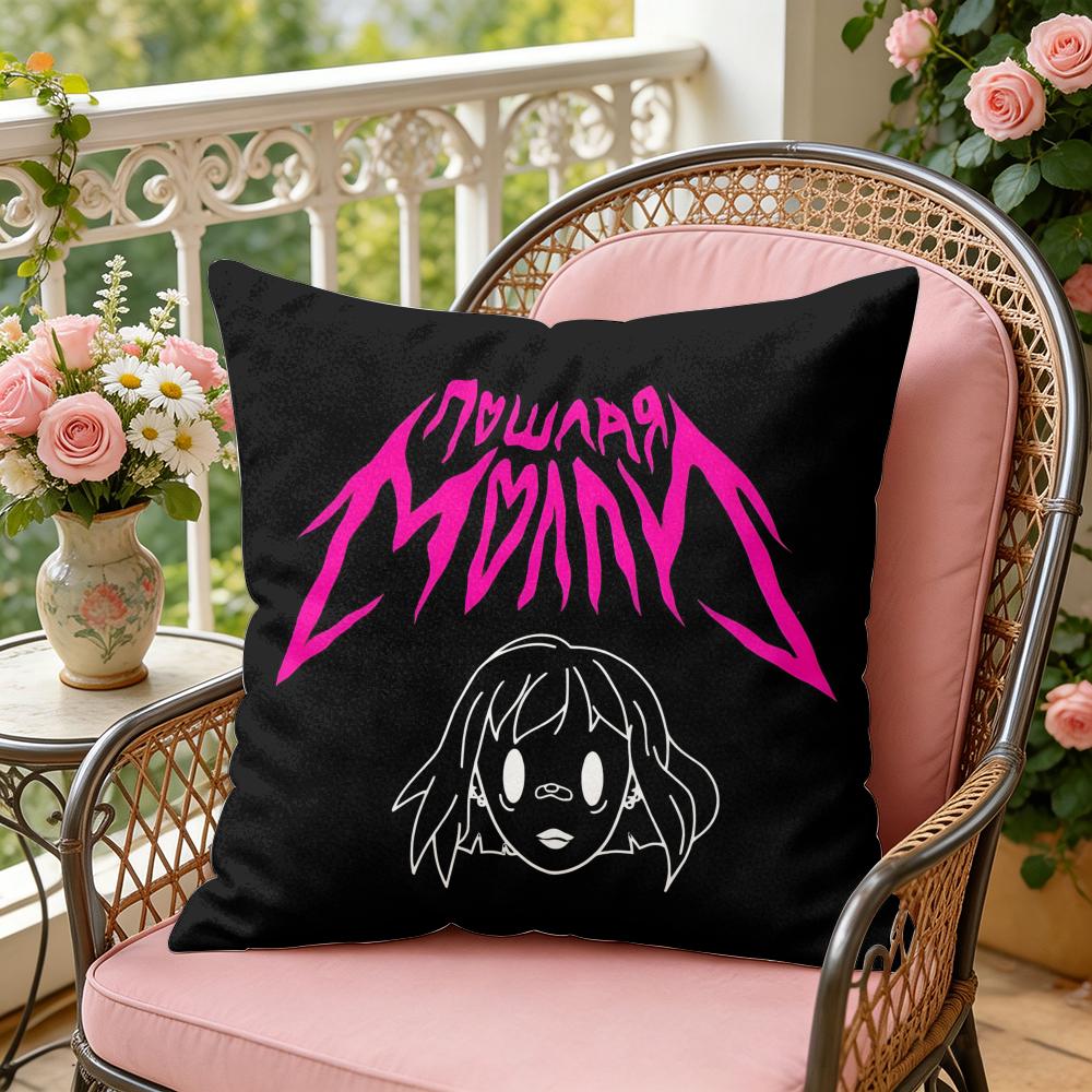 PPoshlaya Molly Band Cushion Cover Soft Plush Throw Pillow Cover DoubleSided Decorative Cushion Case Sofa Bedroom Home Decor