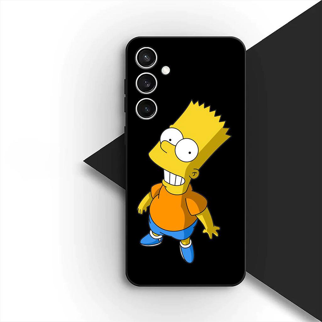 Casing for Motorola Moto G86 G57 E14 E15 G14 G34 G67 G84 G24 A54 G15 Power E22 Phone Cover Soft Case Wallpaper S-Simpsons Bart