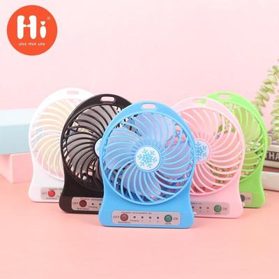 1Pc Fan Cooling Portable Rechargeable Led Light Fan Air Cooler Mini Desk Fan