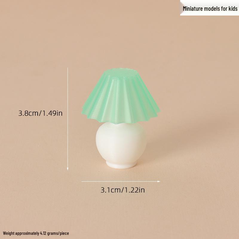Dollhouse Retro Bedside Lamp Miniature Furniture Decoration