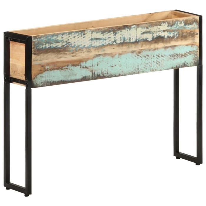 VidaXL Jardinière 90x20x68 cm Bois de récupération massif