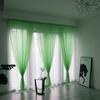 2026 NEW European American Style Multicolor Sheer Curtain Bay Window Screening Solid Door Curtains Drape Panel Tulle for Living Room