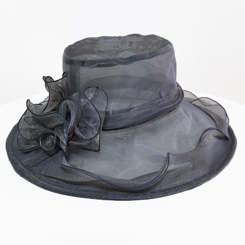 Cappello a Rete Floreale Vintage Con Protezione Solare Per Donne Cappello da Sole Estivo da Spiaggia