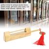 Brass Antique Padlock Spacing 5.9cm Exquisite Rustproof Chinese Old   Fish Horizontal Padlock for Jewelry Boxes