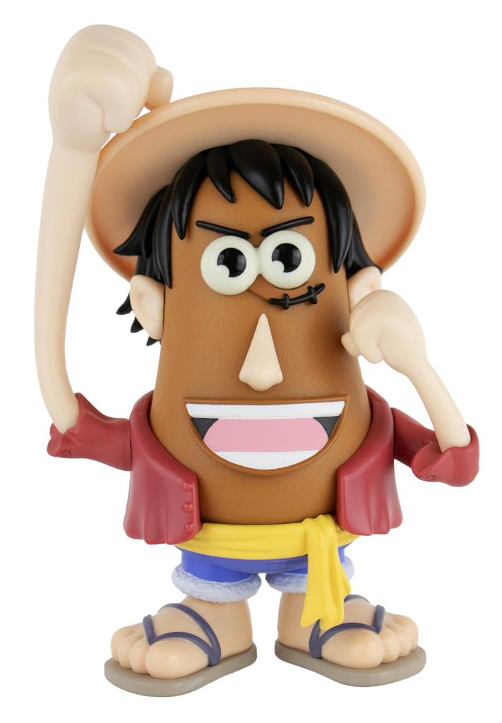 Poptaters One Piece Luffy - Includes 14 Detachable and Interchangeable Facial and Body Parts. Includes 1 Surprise Potato Head Original Piece.