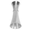 Double Jigger 304 Stainless Steel Thicken Design Wide Opening Glossy Appearance Easy Cleaning Alcohol Measuring Tool