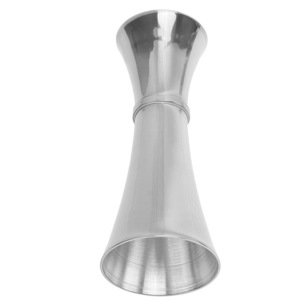 Double Jigger 304 Stainless Steel Thicken Design Wide Opening Glossy Appearance Easy Cleaning Alcohol Measuring Tool