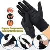 Full Finger Arthritis Glove Copper Infused Compression Gloves Copper Arthritis Gloves Non Slip Silicone Gel for Women