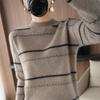 Half High Collar Sweater Pullover Women Fashion 2022 Autumn and Winter New Loose Japanese Style Pullover Knit Bottoming Sweater