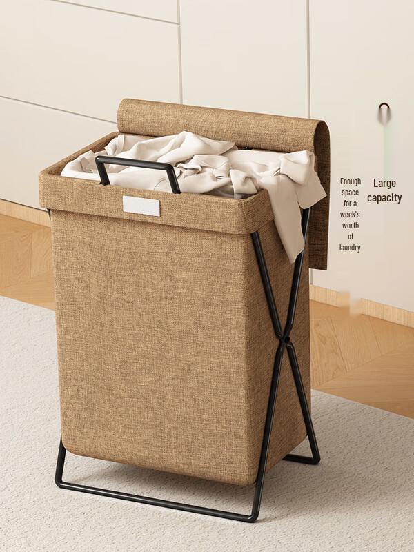 Foldable Laundry Hamper with Sock Basket