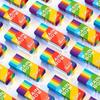 5/10pcs Rainbow 2b Pencil Erasers Soft  Non Feathered Stationery for Writing Drawing Office Study Supplies