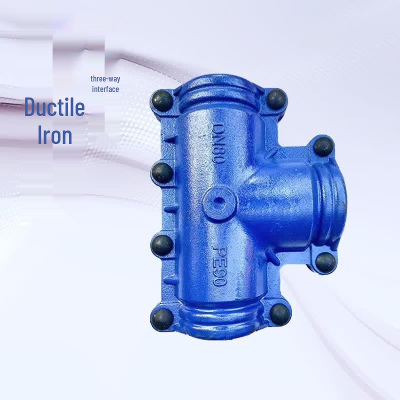 Cast Iron Pipe Repair Tee Clamp DN40
