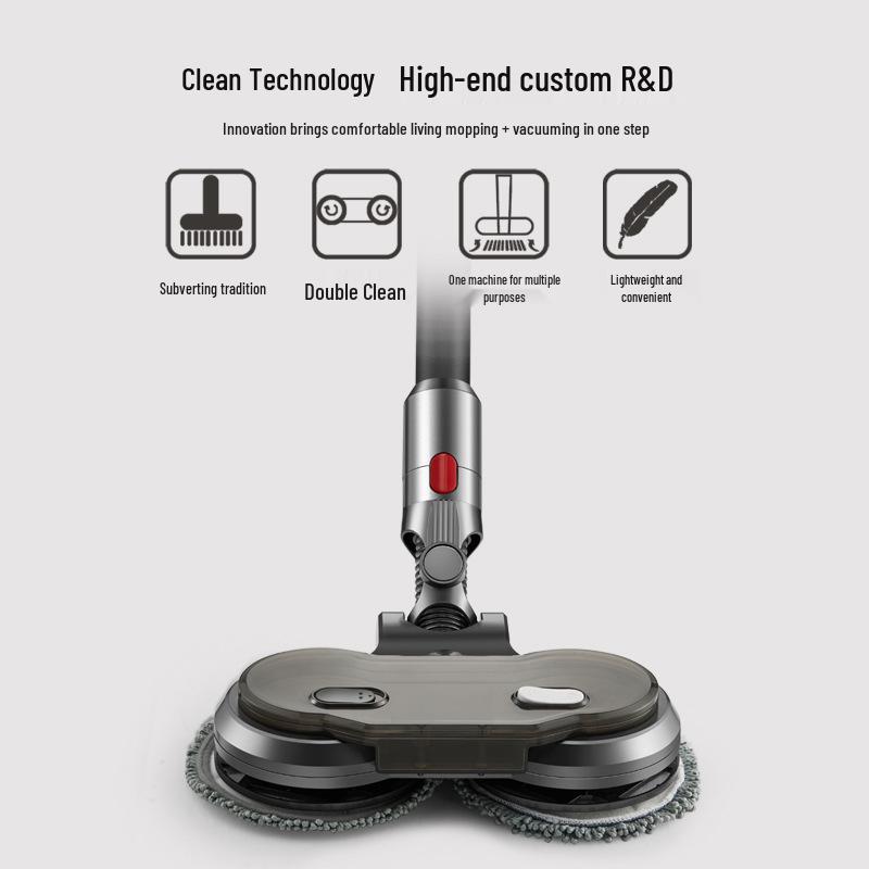 Compatible Electric Mop Head for Dyson Vacuum Cleaners V7, V8, V10, V11, V15 - Wet and Spray Mopping Cleaning Attachment