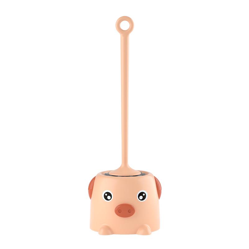 Multifunctional Soft-Bristle Toilet Brush with Long Handle & Base