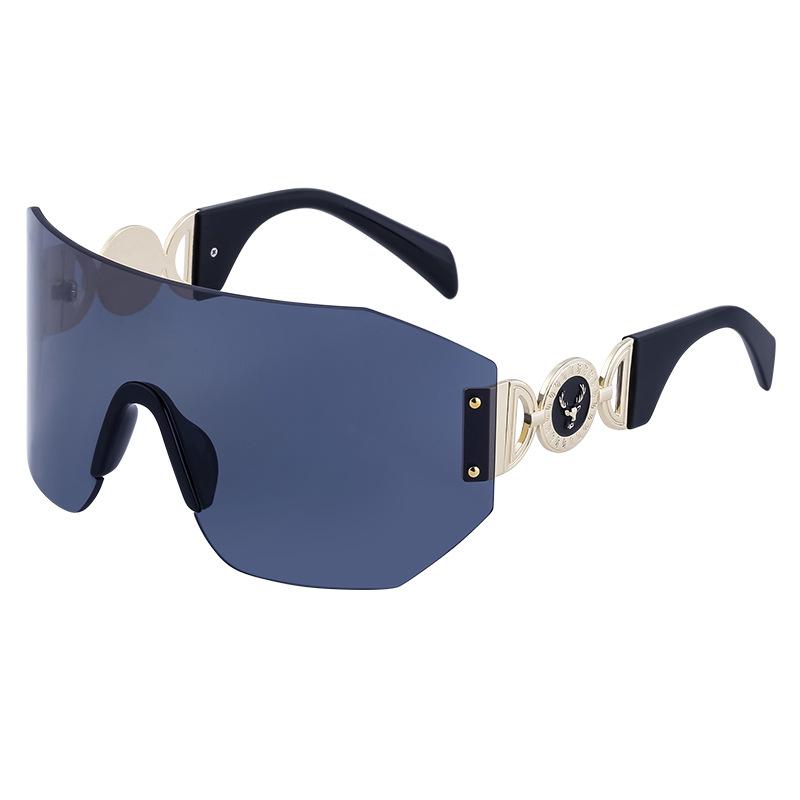 

Солнцезащитные очки Y2K с большой оправой для женщин Tide Sports Cycling Windproof Integrated Sunglasses Men
